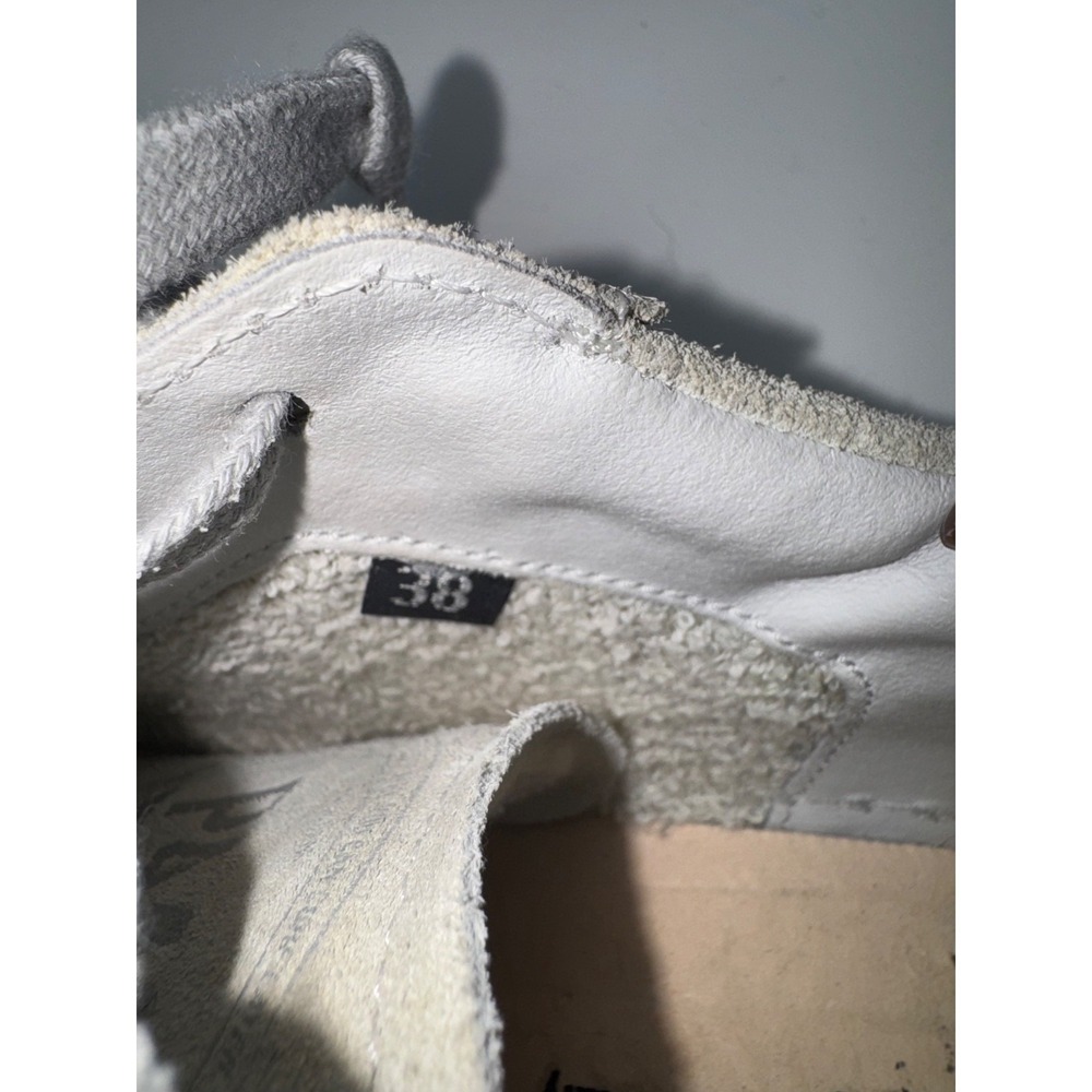 P448 John Gray Suede Rhinestone Sneakers Crystal Bling Y2K 38 size 7 glam Italy - Picture 7 of 13